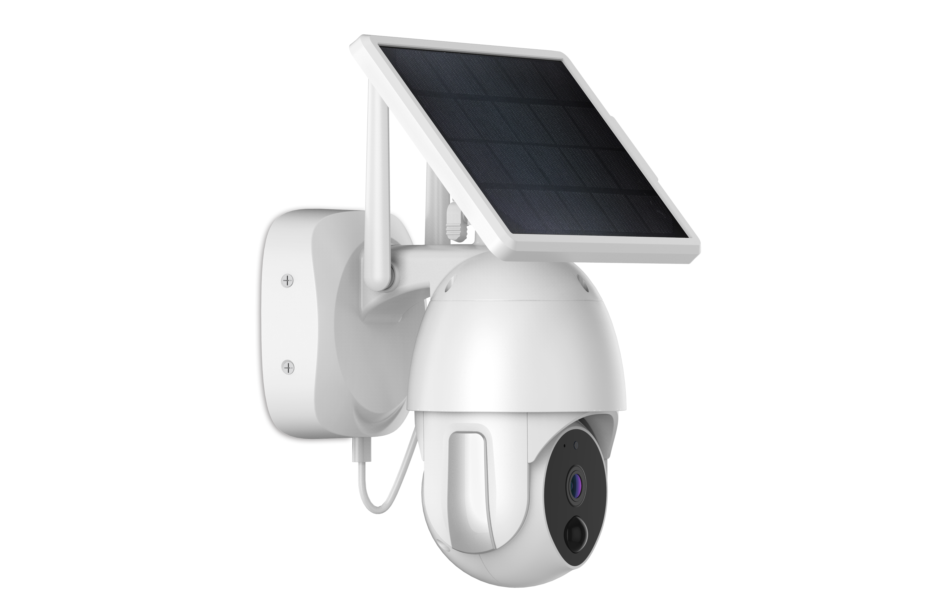 Solar surveillance camera