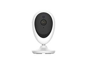 There is no sound from the surveillance camera