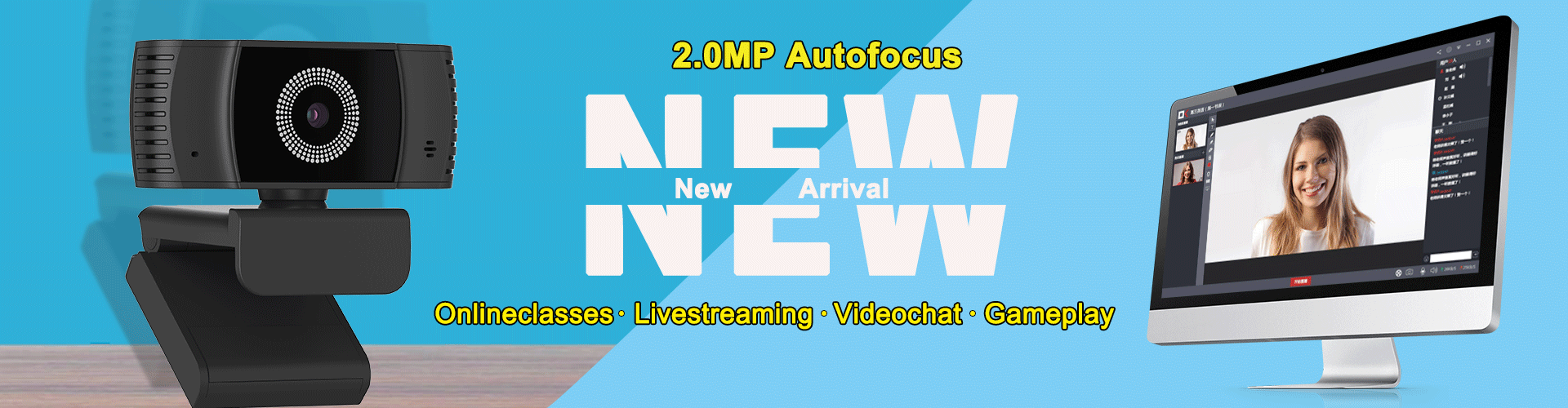 new webcams 106JD 2.0MP