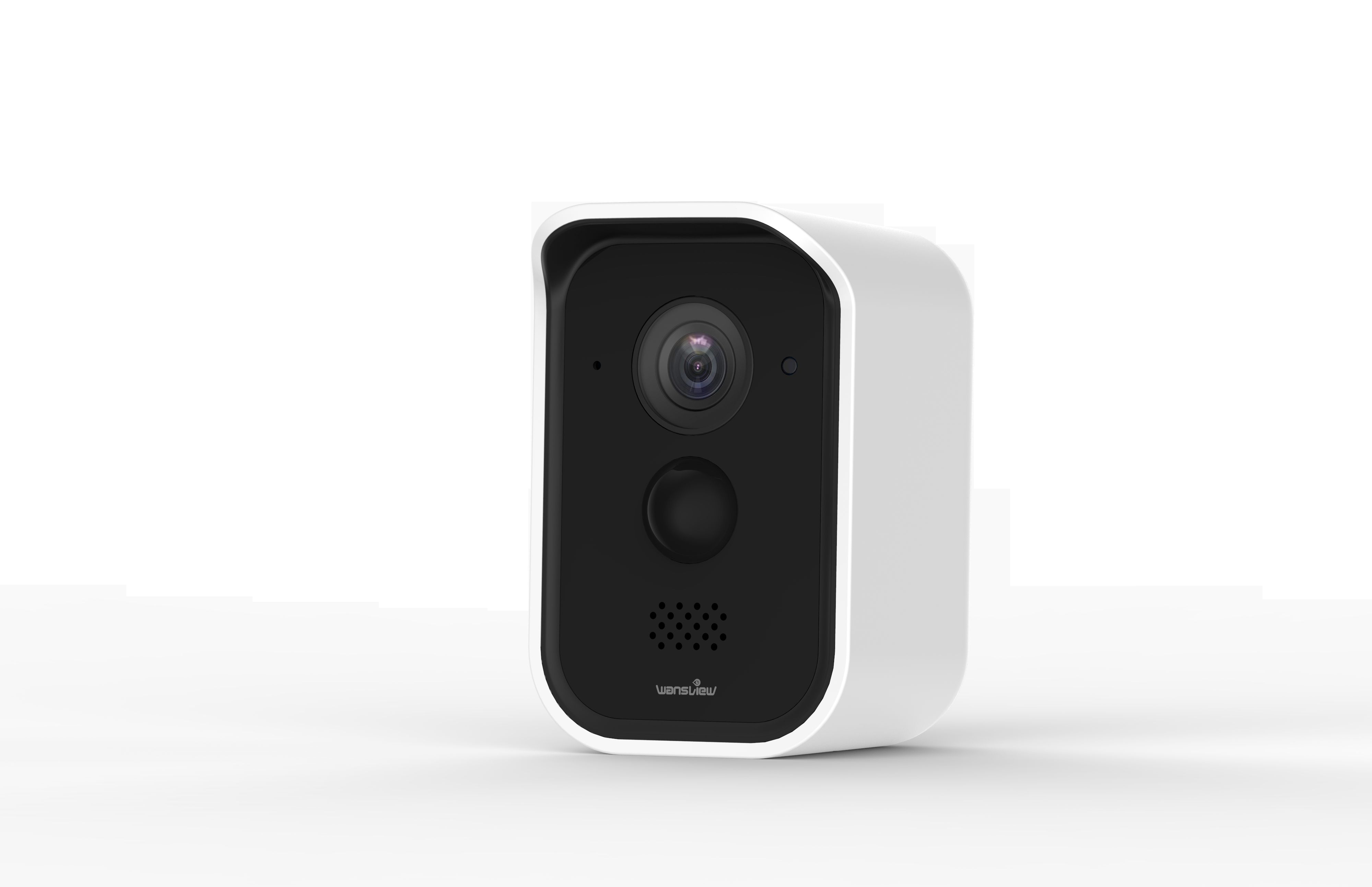 Is the wireless surveillance camera connected to a power sup
