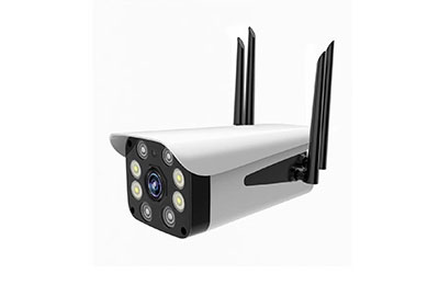 Is the IP camera connected to the Internet